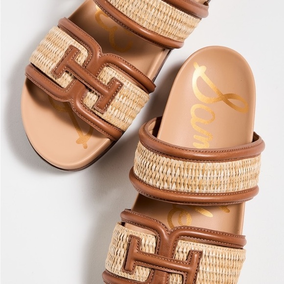 Sam Edelman Rowan Natural Sandals - Picture 1 of 7
